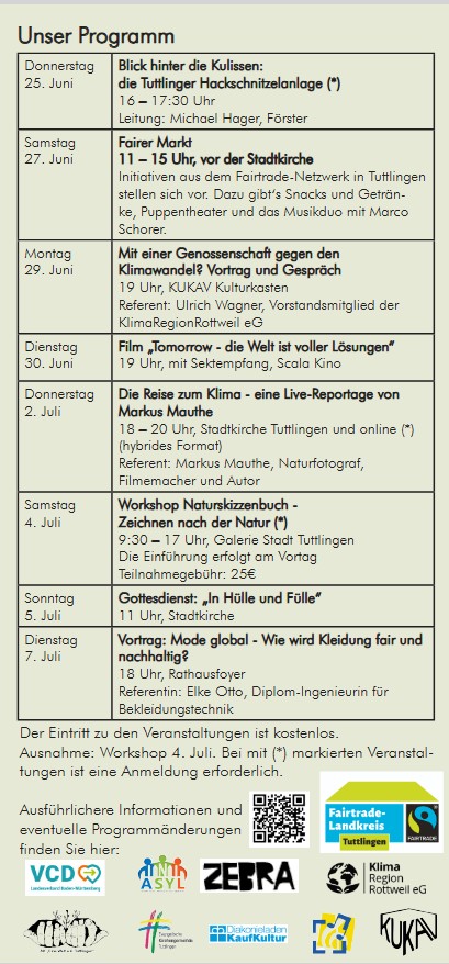 Faire Woche 2026 Programm